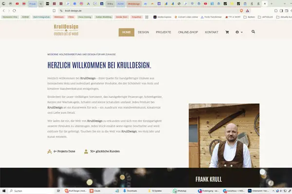 Website & Marke 17 Screenshot URL Krull Design