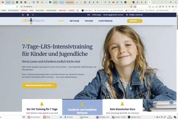 Screenshot URL LRS Rakete