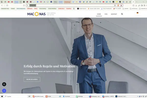 Website & Marke 9 Screenshot URL MACONAS